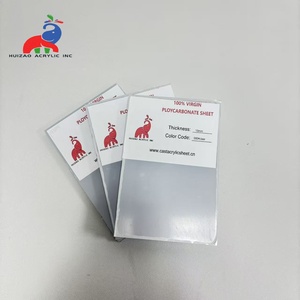 Feuille solide de <span class=keywords><strong>polycarbonate</strong></span> en <span class=keywords><strong>cristal</strong></span> transparent pour les murs intérieurs et extérieurs - Product Image 1