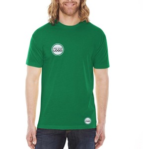 T-shirts de course basiques en tissu tri-mélange à manches courtes – Les t-shirts unisexes les plus vendus - Product Image 2