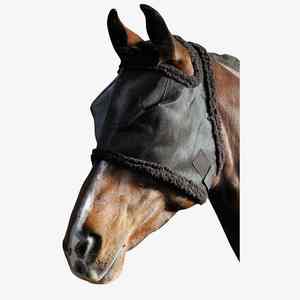 Protector Nasal para Caballo, Malla de PVC Negra con Tratamiento UV, Colores y Tamaños Surtidos, Accesorios para Caballos, Máscara Antimoscas para Montar a Caballo - Product Image 3
