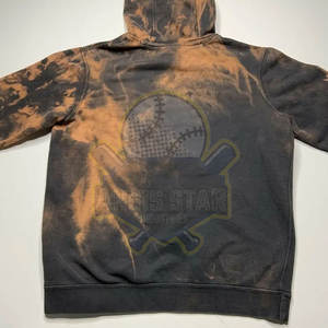 Sudaderas con capucha de lavado ácido para hombre al por mayor servicio OEM último diseño hecho en Pakistán sudaderas con capucha de lavado ácido - Product Image 2