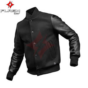 Chaqueta de Motociclista de Cuero Personalizada de Alta Gama para Hombre con Logotipo Frontal, Resistente al Viento, Transpirable y de Lujo - Product Image 3