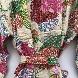 เสื้อคลุมกันธาสวยงามสไตล์วินเทจลายดอกไม้โบฮีเมียนสำหรับทุกเพศ พิมพ์ลายลิง เหมาะสำหรับใส่ในฤดูหนาว - Product Image 5