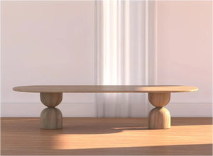 Mesa de comedor de madera maciza de 200 cm al por mayor para decoración del hogar sala de estar comedor entrada y Villa para hoteles - Product Image 3