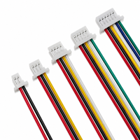 Konektor Kabel Rakitan JST SH 1.0mm Pitch Wire Harness 2 3 4 5 6 7 8-20Pin untuk Sensor PCB Perangkat Pintar Kustom OEM