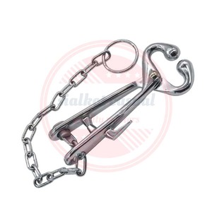 Soporte de toro de calidad superior de acero inoxidable \ Alicates de punta personalizados con Alicates de punta de cadena equipo veterinario - Product Image 5