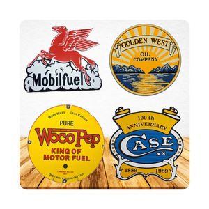 Custom Retro Style Metal Crafts Motor Oil Porcelain <b>Sign</b> Board with Logo <b>Enamel</b> Advertising Plate Retro Tin <b>Sign</b> - Product Image 2