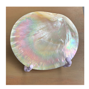 Decorative Handmade Mother of Pearl Plate Natural Shell Dish for Fine Dining Hotels Catering Bulk Order Export Supplier - Product Image 2