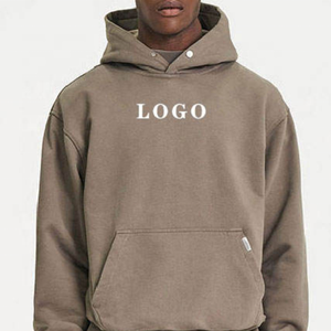 ชุดวอร์มผ้าฝ้ายเฟรนช์เทอร์รี่ทรงโอเวอร์ไซส์สำหรับผู้ชายและผู้หญิง ชุดจ็อกเกอร์สตรีทแวร์ ชุดแทรคสูทสั่งทำพิเศษสำหรับผู้ชาย ผ้าฝ้าย 100% - Product Image 2