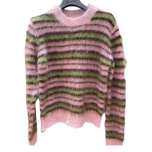 Cómodo suéter de mohair transpirable para mujer, aspecto moderno, tarifa barata, último logotipo personalizado/suéter de mohair de color con peso ligero - Product Image 4