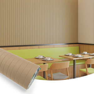 Rouleau d'autocollants muraux en cuir PU 70*280cm / 70*300cm, papier peint décoratif auto-adhésif 3D, <span class=keywords><strong>panneau</strong></span> souple pour murs et meubles - Product Image 2