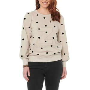 เสื้อสเวตเตอร์น้ำหนักเบาสำหรับผู้หญิง, เสื้อคอตตอน100% ระบายอากาศได้ดีพิมพ์ซับลิเมชันสำหรับฤดูหนาว - Product Image 1