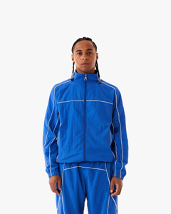Chaqueta cortavientos ligera para hombre, capucha impermeable, recubierta transpirable para actividades al aire libre, ropa informal, estilo con patrón de letras - Product Image 2