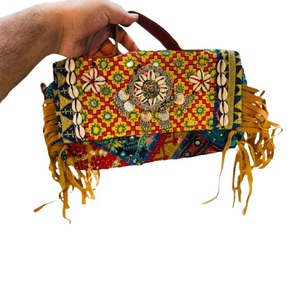 Sac de soirée à bandoulière pour femmes, fabriqué à la main en Inde, sac à bandoulière pour dames, pochette personnalisée de luxe brodée vintage - Product Image 3