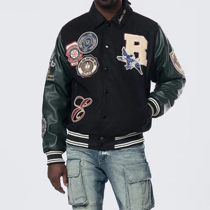 High Quality Stylish Men's Letterman Varsity Jacket <b>Wool</b> Liner Unique Design Super Customized Baseball Jacket OEM Service Custom - Product Image 1