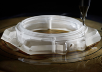 Capsule temporelle saphir de luxe: boîtier de montre transparent et résistant aux rayures
