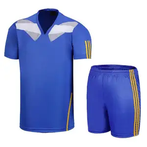 Nieuw Ontwerp Team Fabricage Voetbal Jersey Sets Top Hoge Kwaliteit Aangepaste Sublimatie Voetbal Uniform