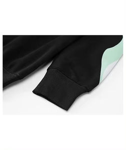 Sweat à capuche surdimensionné pour hommes conçu sur mesure Streetwear décontracté avec pour logo de broderie d'impression bouffante pour l'hiver - Product Image 2