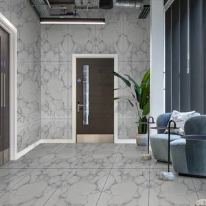 Azulejos vitrificados de porcelana esmaltada 600x1200mm Arabescato Vegli Acabado brillante Azulejos de suelo y pared de gran formato - Product Image 4