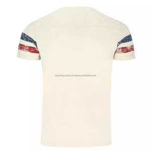 Camiseta de verano para hombre con hombros caídos 100% algodón SAPRAL SPORTS CO serigrafía tamaño estilo-deporte corto de secado rápido transpirable - Product Image 3