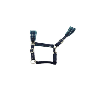 Venta al por mayor cómodo y duradero estilo occidental silla de montar acolchado de cuero de nylon PVC carreras de caballos Halter Extra suave precio barato - Product Image 1