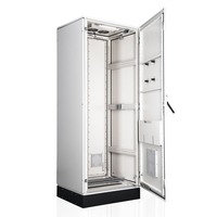Armoire électrique métallique sur pied de 19 pouces, boîtier de contrôle IP55, système de distribution d'alimentation