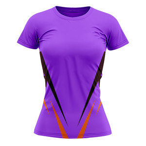 T-shirt de softball durable à col rond et manches courtes, confortable, écologique, 100 % polyester, pour l'entraînement et les matchs, élégant - Product Image 1