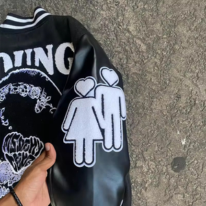 Personalizado Vintage de lana Letterman béisbol Streetwear Universidad para hombre Varsity chaqueta en Hip Hop Patchwork estilo para el invierno fabricante - Product Image 4