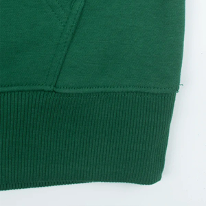 Sweat-shirt à capuche vert de haute qualité pour hommes avec intérieur en polaire brossée pour temps froid - Product Image 4