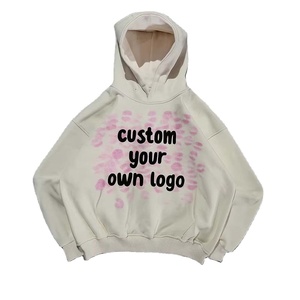 Nouveau style frais, vêtements de rue de haute qualité, broderie, 100% coton, prix bas, vintage, délavé au soleil, sweat-shirt surdimensionné, délavage acide - Product Image 1