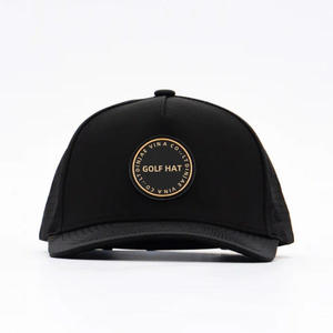 Gorra Trucker de 5 Paneles con Estructura de Parche, Perforada con Láser, de Goma Personalizada, de Alta Calidad, Impermeable, para Deportes - Product Image 1