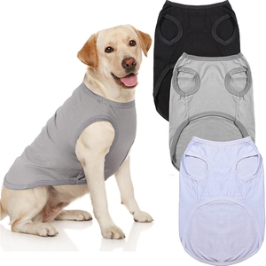 Camiseta en blanco para perro, camisetas para perros grandes y pequeños, ropa para mascotas, camiseta para perros y gatos, logotipo personalizado en Stock - Product Image 6