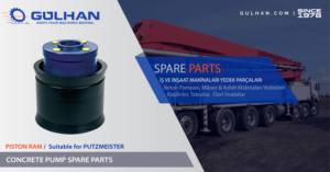 Ram de pistón de bomba de hormigón de alta calidad para Putzmeister DN180 Durable y eficiente CÓDIGO ORIGINAL OEM: 19033000 - Product Image 5