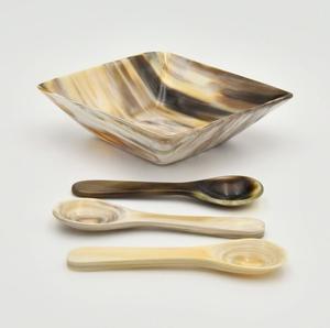 ชามทรงแตรสำหรับใส่เครื่องปรุงและน้ำจิ้ม ชามเสิร์ฟอาหาร ชามสลัด ชามข้าว สำหรับร้านอาหาร - Product Image 1