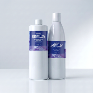 SILVER CONDITIONER - Acondicionador pos-decoloración con plex, aloe vera, vitamina E, efecto antiamarilleo, color azul, Hecho en Italia - Product Image 4