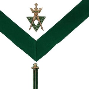 Allied Masonic Degree Amd Delantal bordado a mano Junior Deacon Masonic Regalia Delantal Proveedor Logotipo personalizado - Product Image 6