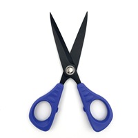 Tijeras de Corte Dentadas Multiusos con Mango Cómodo para Uso en Pesca, Escuela, Oficina y Papelería