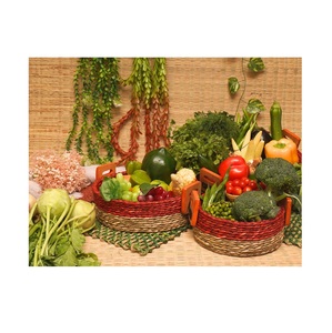 Cesta de hierba Sabai hecha a mano para organización de almacenamiento decorativo con tejido rústico y Hogar Moderno sostenible ecológico - Product Image 2