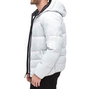 Vestes rembourrées en laine à manches longues pour hommes, style personnalisé, respirantes, vente en gros à prix réduit - Product Image 4