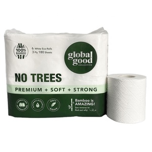 100% rouleau de papier hygiénique personnalisé en vrac souple écologique jetable 2 plis 3 plis papier hygiénique doux - Product Image 6