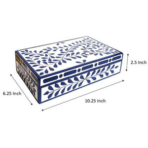 Boîte de rangement de luxe écologique en bambou incrusté, la plus vendue, pour bijoux et chocolats, design personnalisé, fabriquée à la main en usine au Vietnam - Product Image 4