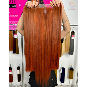 Cabello virgen de alta calidad 100% Cabello Remy Venta al por mayor Paquetes de cabello liso de hueso vietnamita Trama Gran stock - Product Image 5