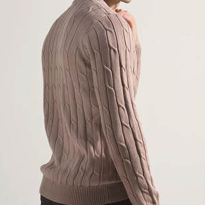 Suéter Ligero para Hombre con Tejido Transpirable para Estilo en Capas de Otoño e Invierno, Suéter de Punto Acanalado para Hombre - Product Image 3