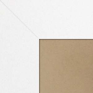 Wooden Picture <b>Frame</b> 59.4 X 84 cm DIN A1 Decorative <b>White</b> Wood Design Square Mirror <b>Frame</b> for Display Hanging Style for A3 <b>A4</b> - Product Image 4