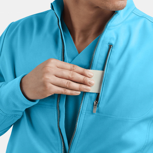 Blouse de travail pour hommes, coupe-vent légère en coton/polyester, détection des aiguilles, usage hospitalier, qualité supérieure, vente chaude - Product Image 4