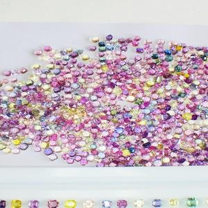 Pierres précieuses naturelles multi-saphir pour la fabrication de bijoux Qualité AAA avec certificat IGI Taille de forme mixte non chauffée et non traitée - Product Image 6