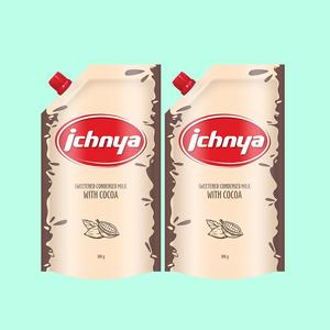 Lait concentré sucré stérilisé Ichnya, entier, 8,5 % de matières grasses, chocolat, en sachet, prêt à consommer - Product Image 4