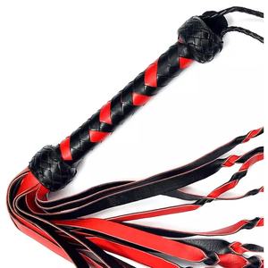 JEXMOO Fouets en cuir faits main personnalisés, outils artisanaux, multicolores, nouveauté, 2 ensembles d'équipements de bondage pour adultes, international - Product Image 4