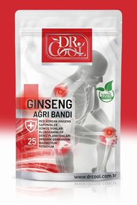 Parches de Ginseng para el Dolor, Parches Corporales de Ginseng Rojo Coreano, Adhesivos Herbales, 25 Unidades, Bolsa Reutilizable a Prueba de Humedad - Product Image 2