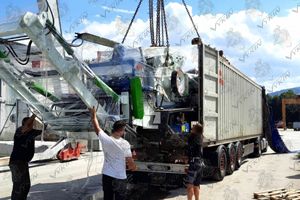 Amoladora de madera 12TPH EE. UU.-para reciclaje de madera y biomasa-Calidad de EE. UU.-Envío DDP incluido-Amoladora horizontal VYKIN 12-HG - Product Image 3