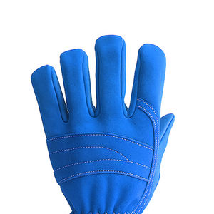 Haute résistance à la chaleur pompier utilisation gants de sécurité unisexe robuste coupe-vent gants en cuir gants de sécurité - Product Image 6